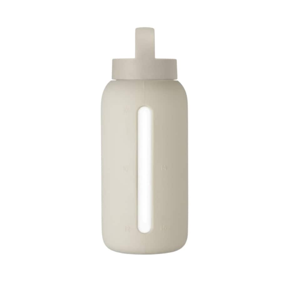 MUUKI DAILY BOTTLE szklana butelka na wodę 720 ml, Summer Sand