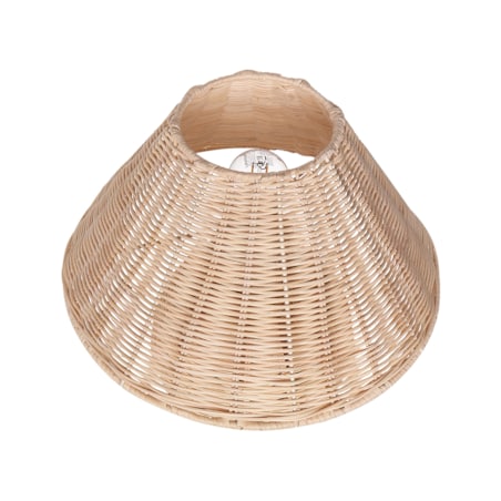 Lampa stołowa rattanowa jasna CINDER