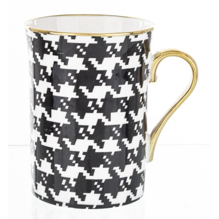 Kubek porcelanowy 450 ml PEPITKA - small 10x10x7,5 cm