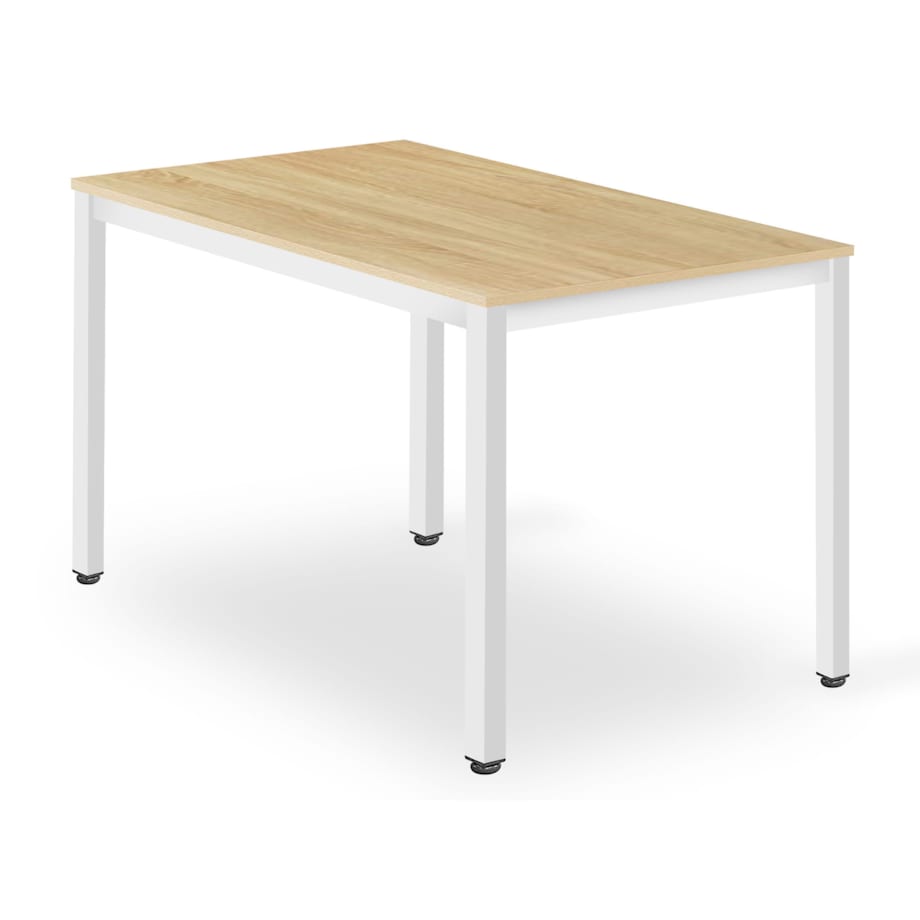 Zestaw Stół Do Jadalni Kuchni Salonu Biura Prostokątny Tessa 120X60 Dąb + 4 Krzesła Osaka Czarne