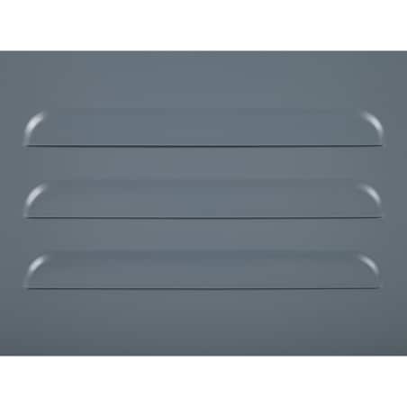 Szafka dwudrzwiowa metalowa szara URIA