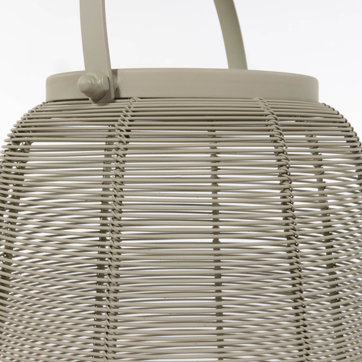 Metalowy lampion na świeczkę, 23 x 28 cm