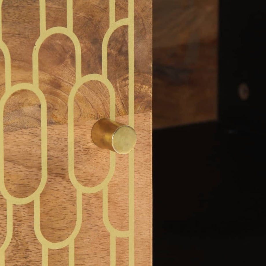 vidaXL Stolik kawowy, 80x50x40 cm, lite drewno mango