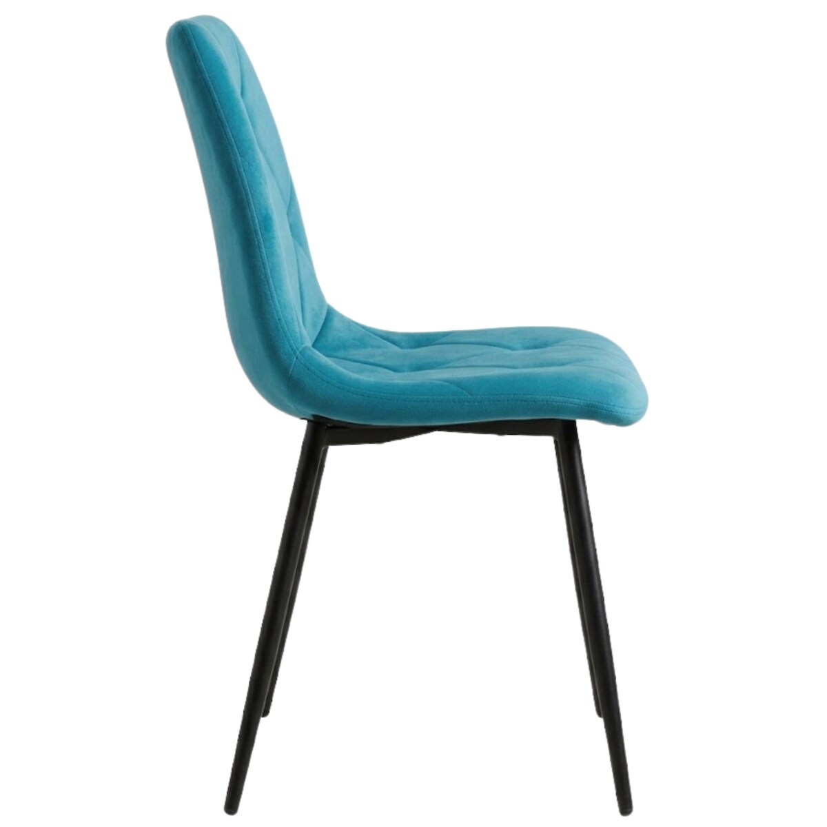 Krzesło tapicerowane welurowe do Jadalni salonu pikowane wygodne