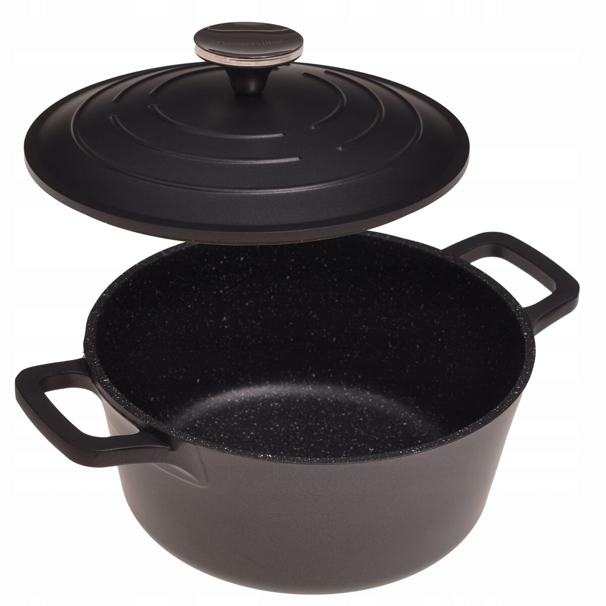 Garnek brytfanna kociołek z powłoką marmurową 2.5L KAMILLE