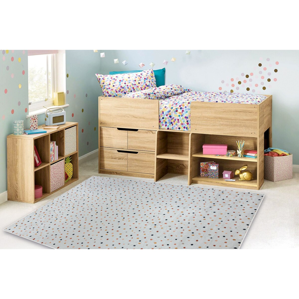 Dywan do prania BAMBINO 47890 Kropki dla 160x220 cm