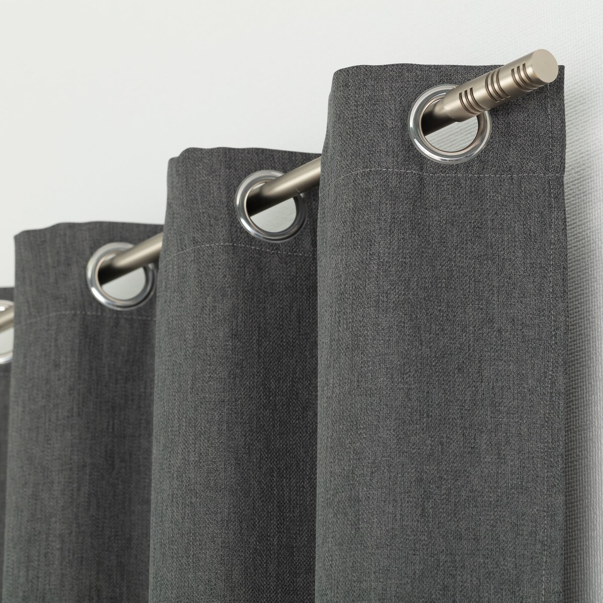 Zasłona BASIC na kółkach 140x280cm stalowy 1 szt. 140x280 szary