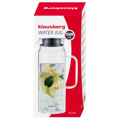 Dzbanek szklany do wody soków lemoniady 1.5L KLAUSBERG