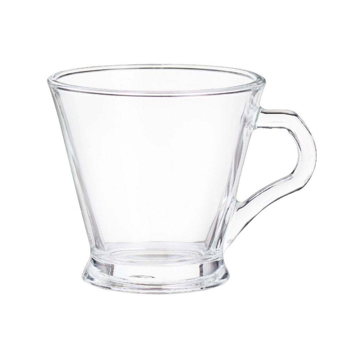 VILLA ITALIA Filiżanka szklana z podstawką Zestaw prezentowy BRUNA