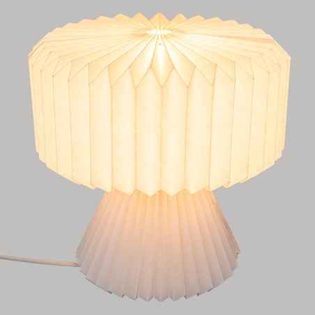 Lampa nocna z papieru EDDA, w japońskim stylu, Ø 29 cm