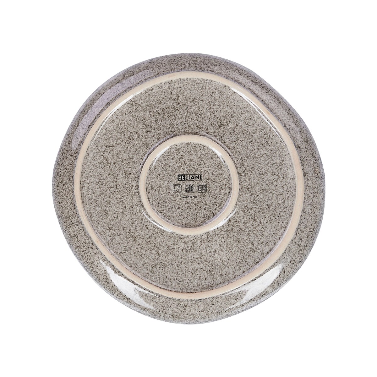 16-częściowy zestaw naczyń z kamionki szary COSTMARY