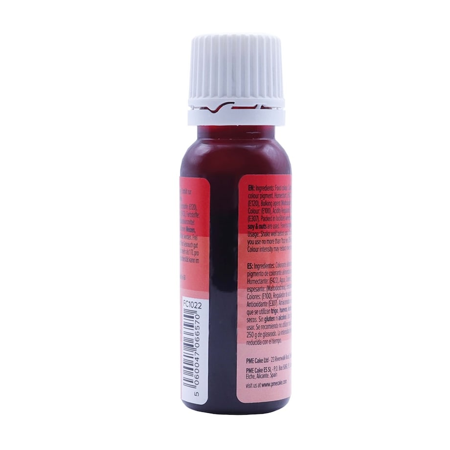 PME Naturalny barwnik spożywczy w płynie 25 ml czerwony