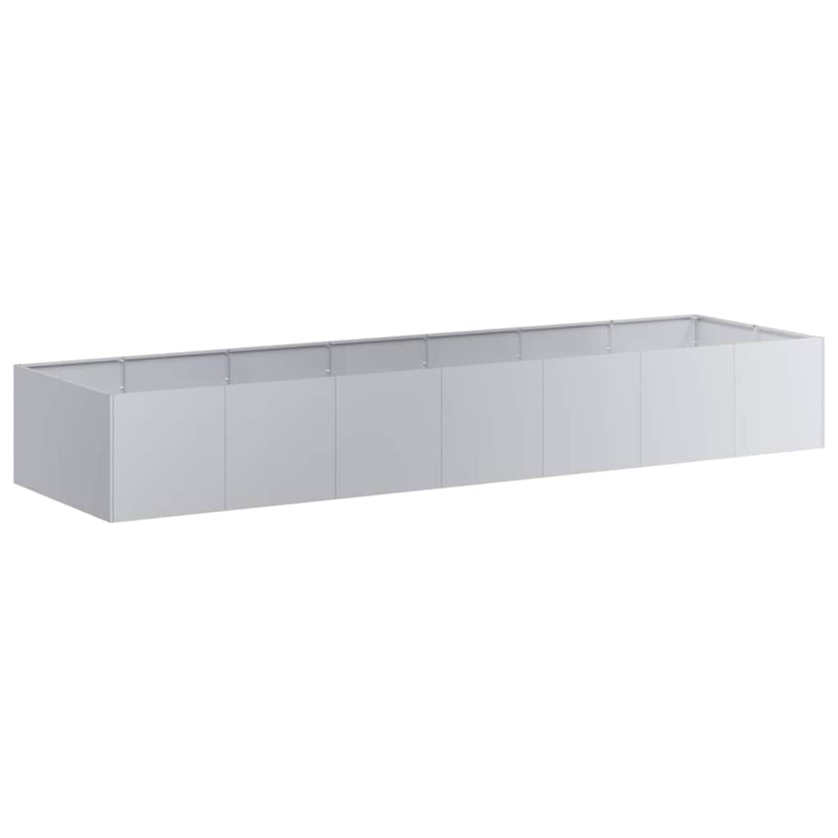 vidaXL Doniczka 280x80x40 cm Stal ocynkowana