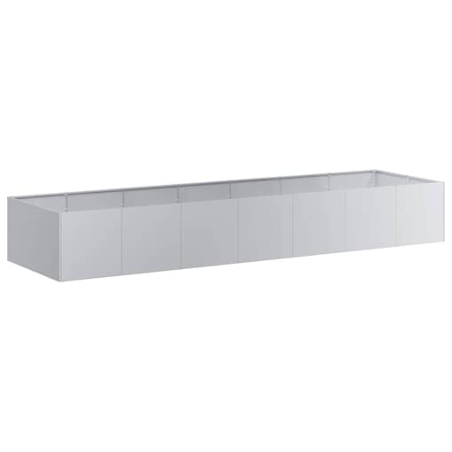 vidaXL Doniczka 280x80x40 cm Stal ocynkowana