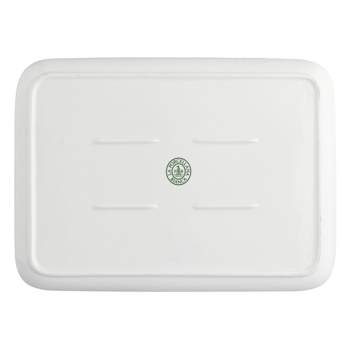 Zestaw 4 tac prostokątnych Essenziale New Age - Biały, 30 x 22 cm