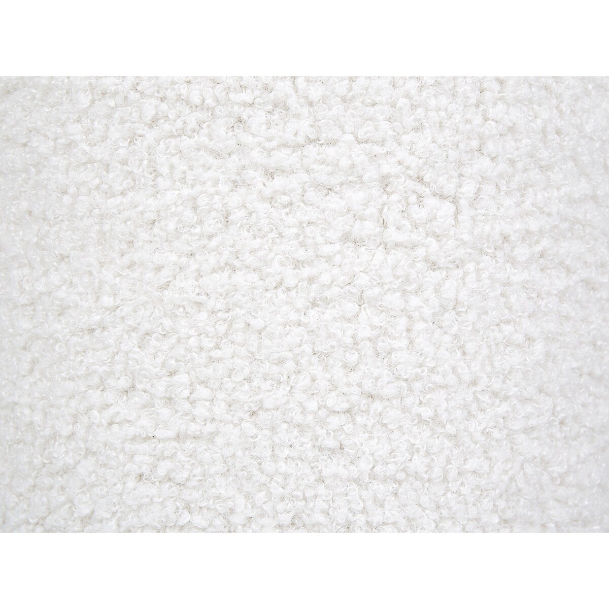 Ławka boucle biała ELLENDALE