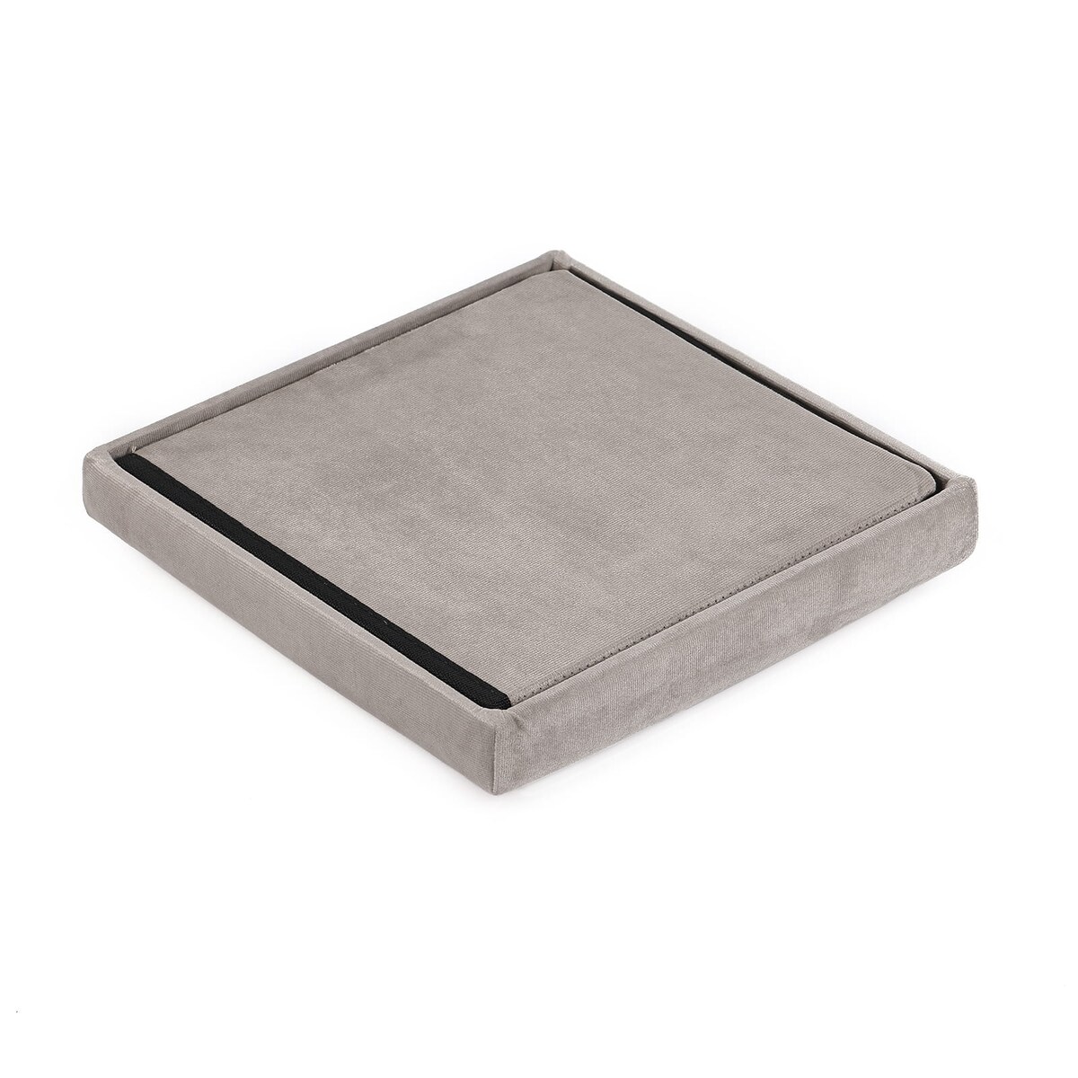 Pufa Składana M - 30X30X30 Cm Aksamit Beż