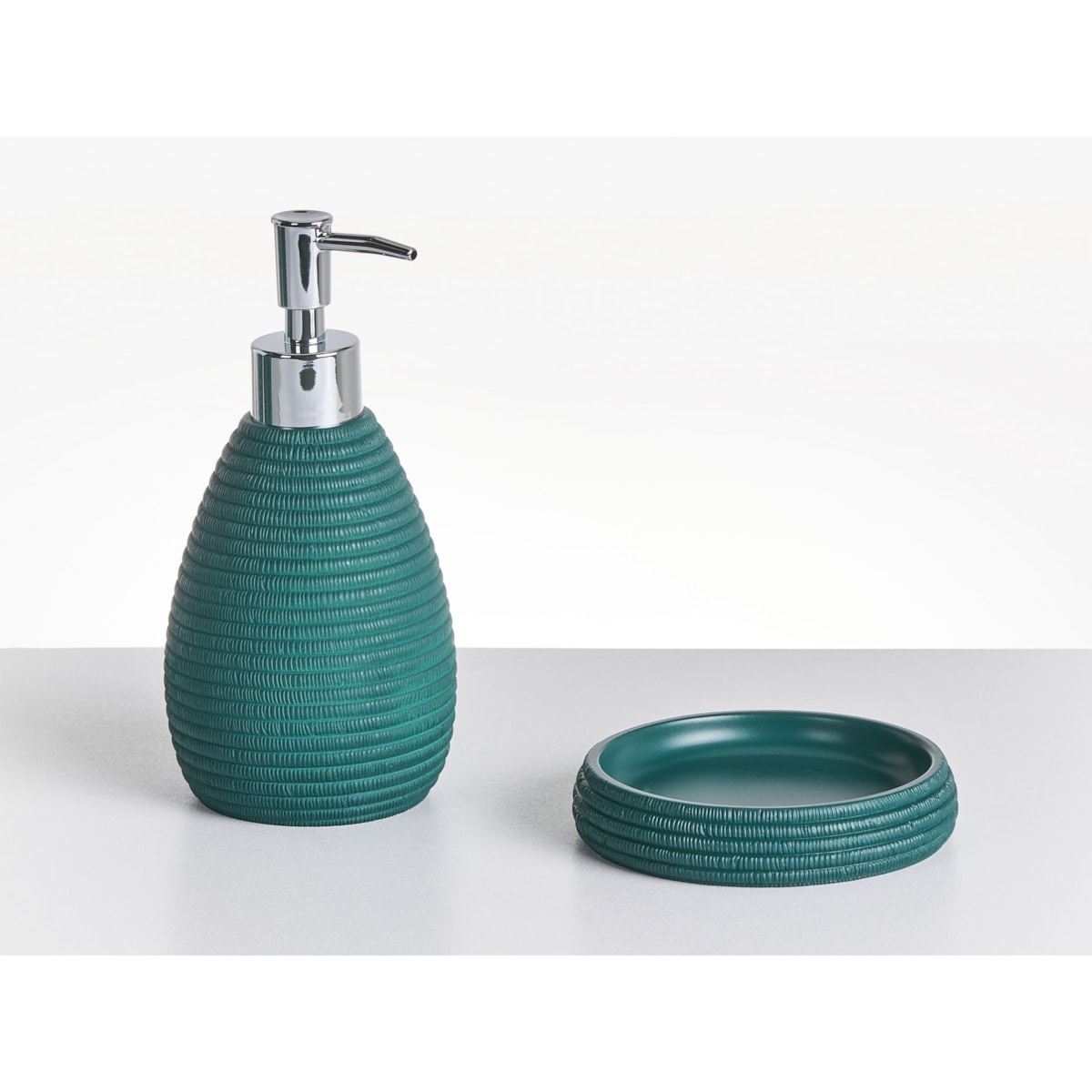 Zestaw akcesoriów łazienkowych 5 elementów QUILCA Lazurowy