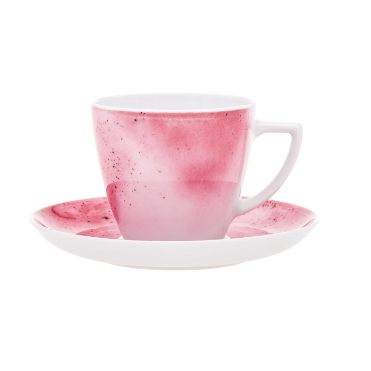 Filiżanka 350 ml ze spodkiem Boss Galaktyka Różowy LU17 (7560)