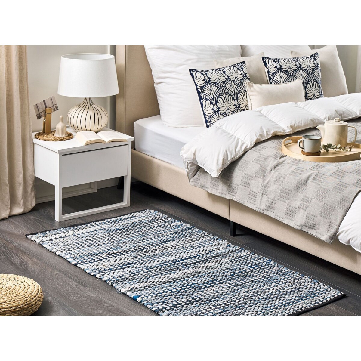 Dywan bawełniany 80 x 150 cm wielokolorowy ALANYA