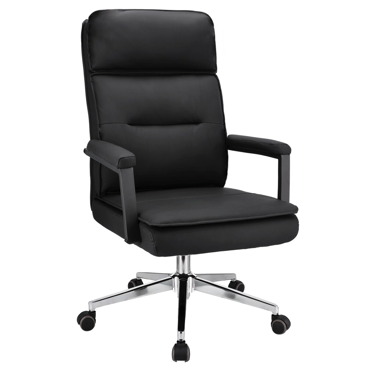 Fotel biurowy SEGO ekoskóra czarny