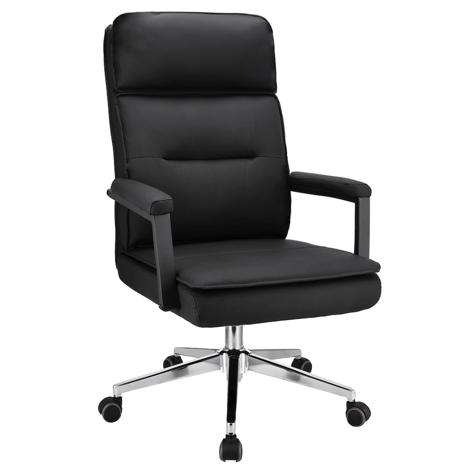 Fotel biurowy SEGO ekoskóra czarny