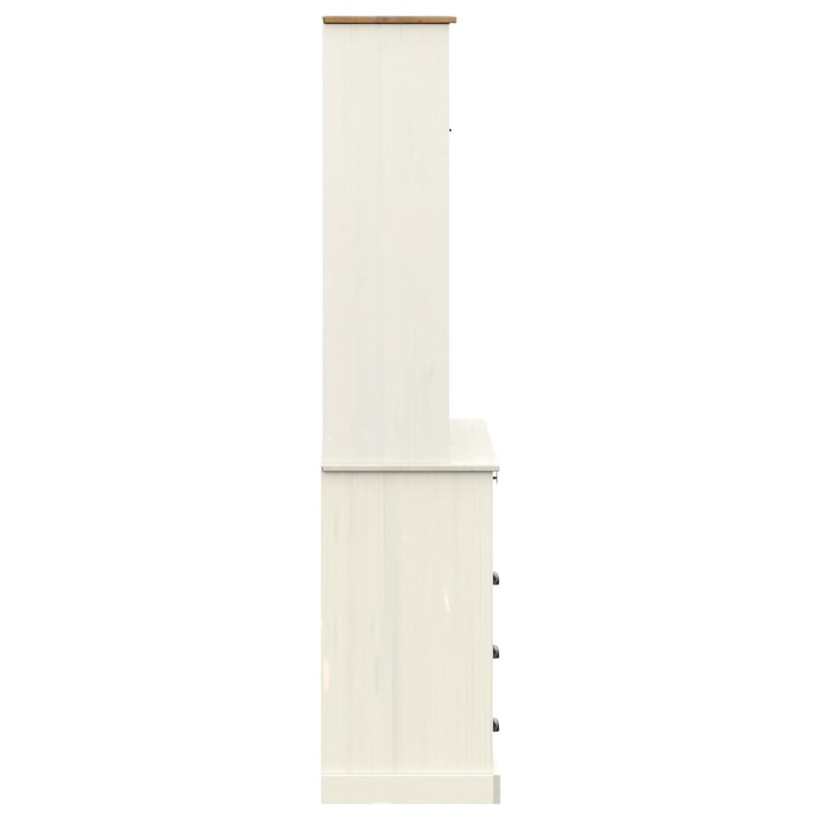 vidaXL Kredens VIGO, biały, 80x40x176 cm, lite drewno sosnowe