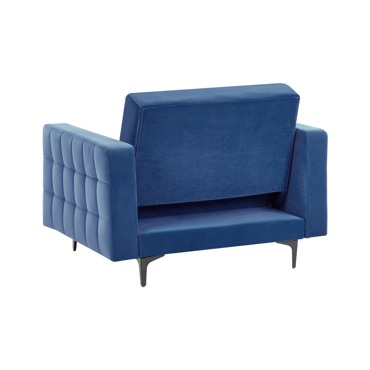 Fotel ABERDEEN Welur Niebieski