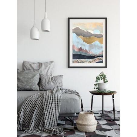 Poster Story, Plakat, Obraz - Abstrakcyjne Góry No2, wymiary 30 x 42 cm