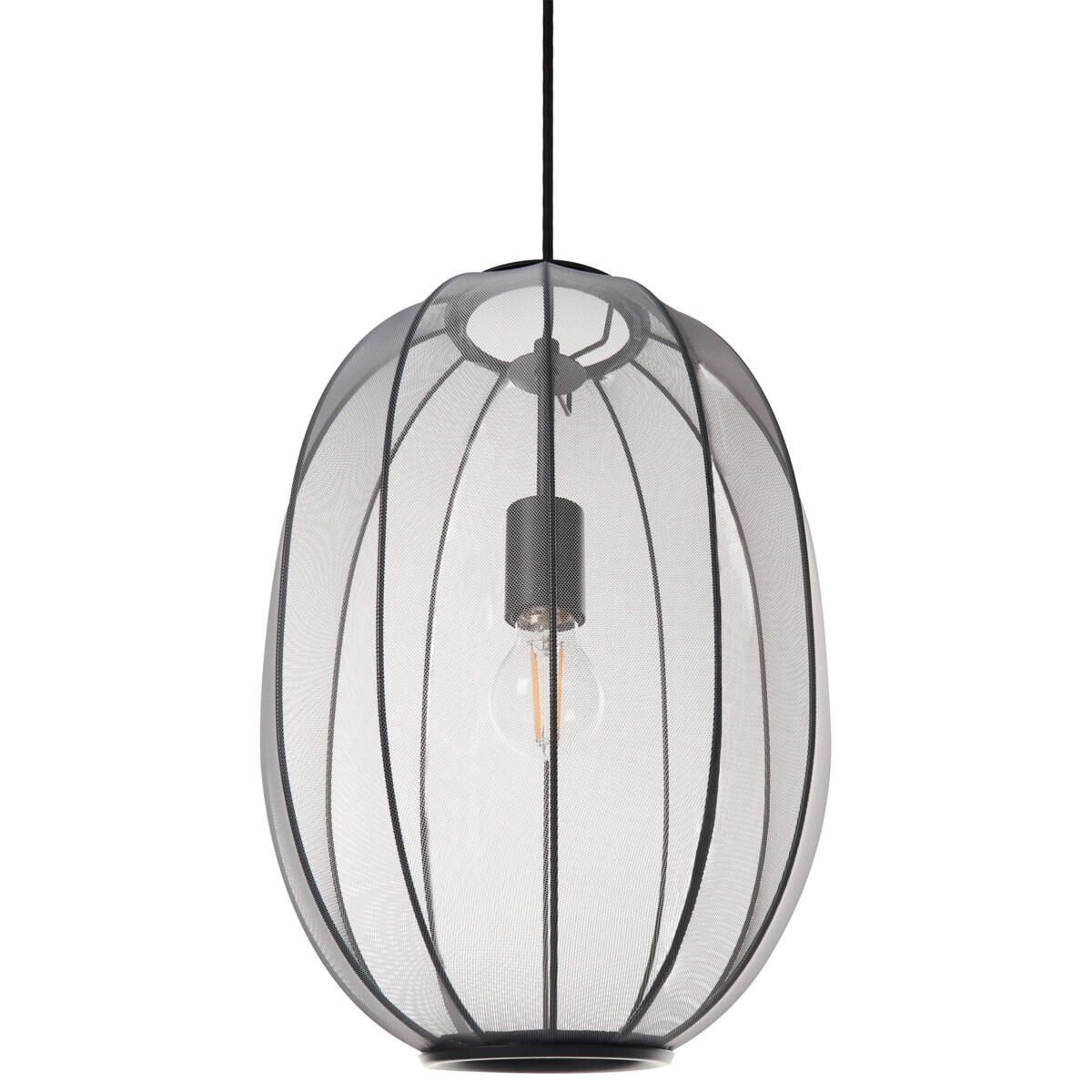 Lampa wisząca PADAMO Materiał syntetyczny Czarny