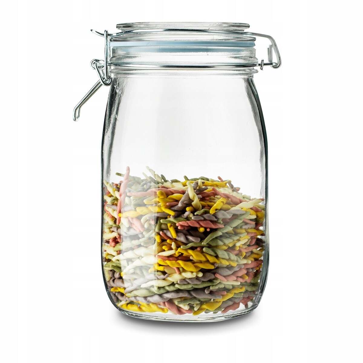 SZKLANY SŁOIK pojemnik kuchenny WEK klips na przetwory ogórki dżem 1,5 L