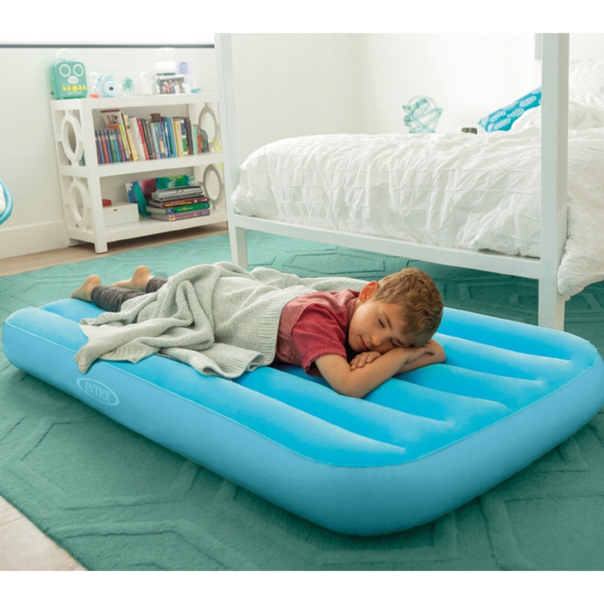 Materac dmuchany dla dzieci 157x88x18cm INTEX