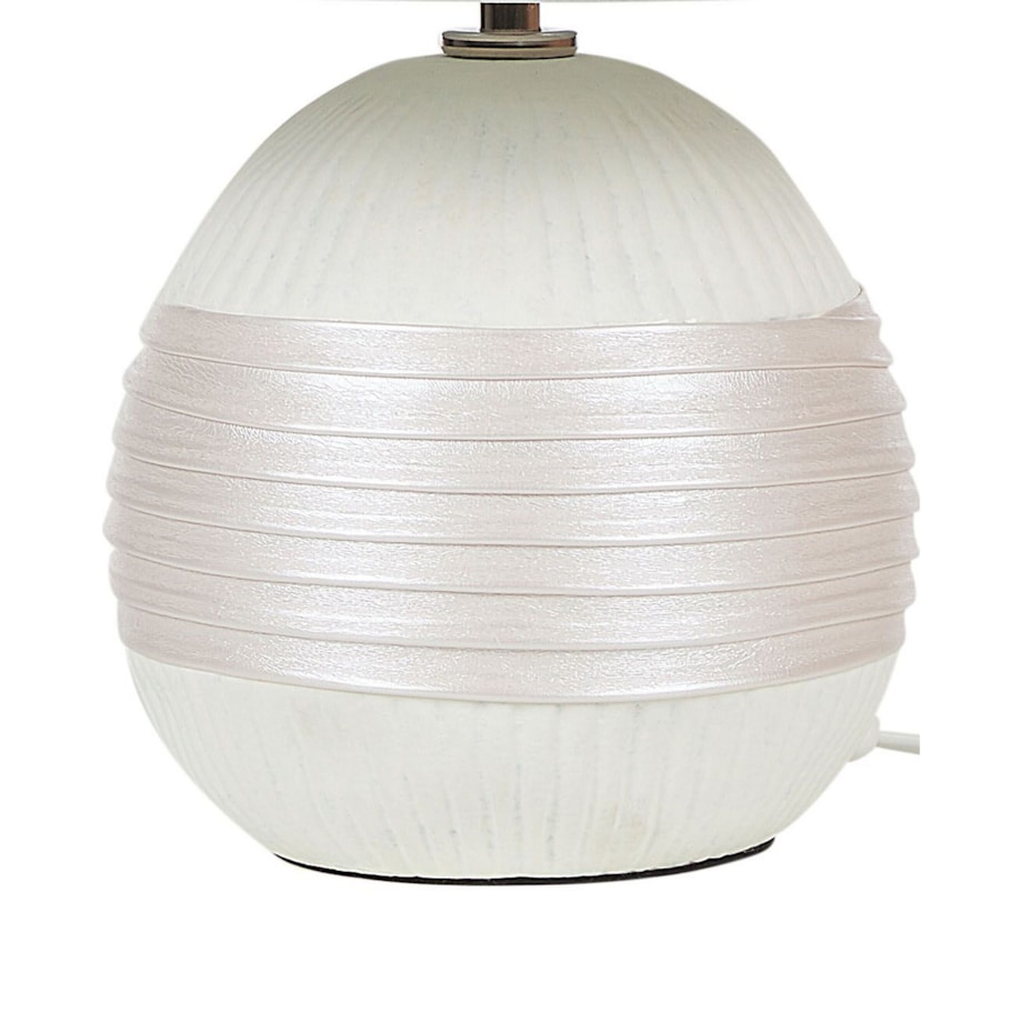 Lampka nocna ceramiczna kremowa SADO