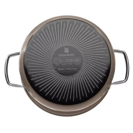 Garnek z pokrywką kolor mosiądzu Fusiontec Mineral, 24 cm, WMF