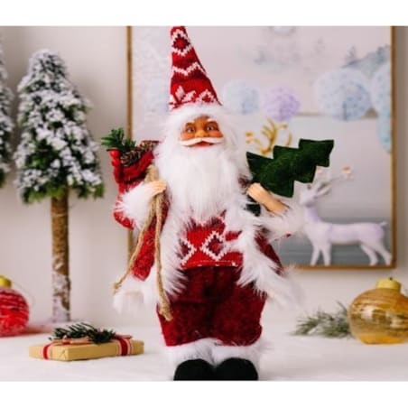 Gwiazdor Mikołaj Krasnal Figurka Świąteczna Xxl