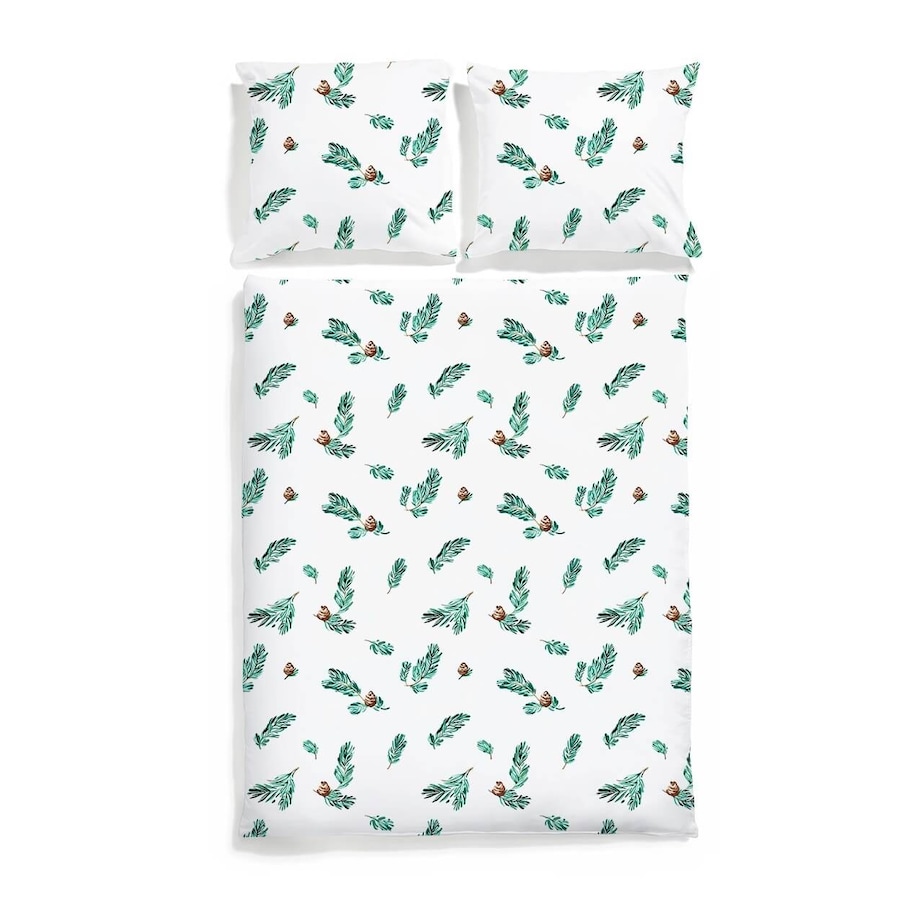 Pościel Świerkowe gałązki 220/200 + 2 x 70/80 cm