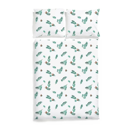 Pościel Świerkowe gałązki 220/200 + 2 x 70/80 cm