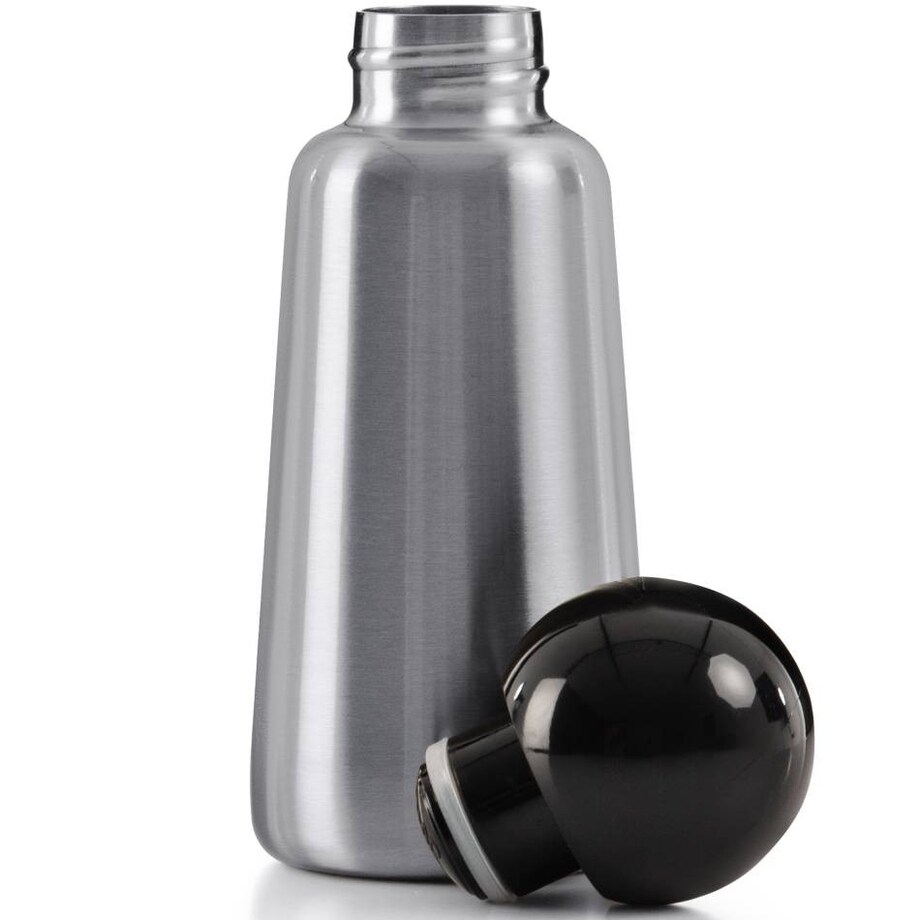 Butelka termiczna stalowo-czarna Adventure Bottles, 300 ml, Lund London