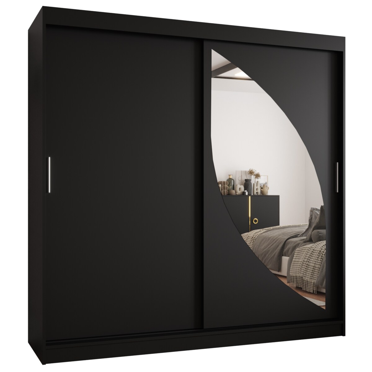 Szafa przesuwna MILO 200 czarny