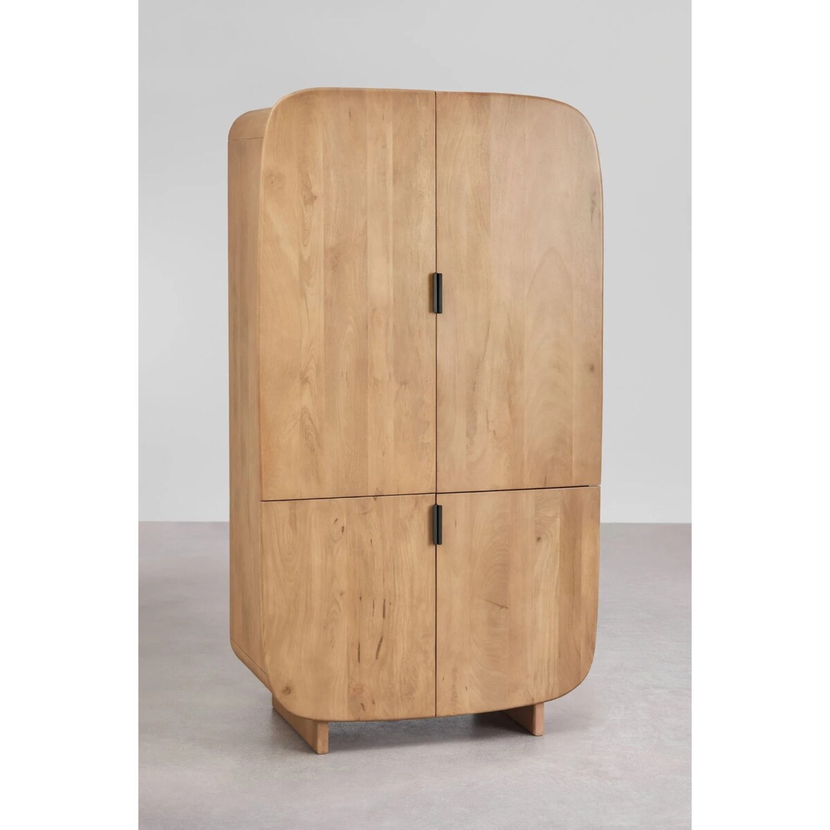 Szafa z drewna mango Agathe 200x110x60 cm naturalna