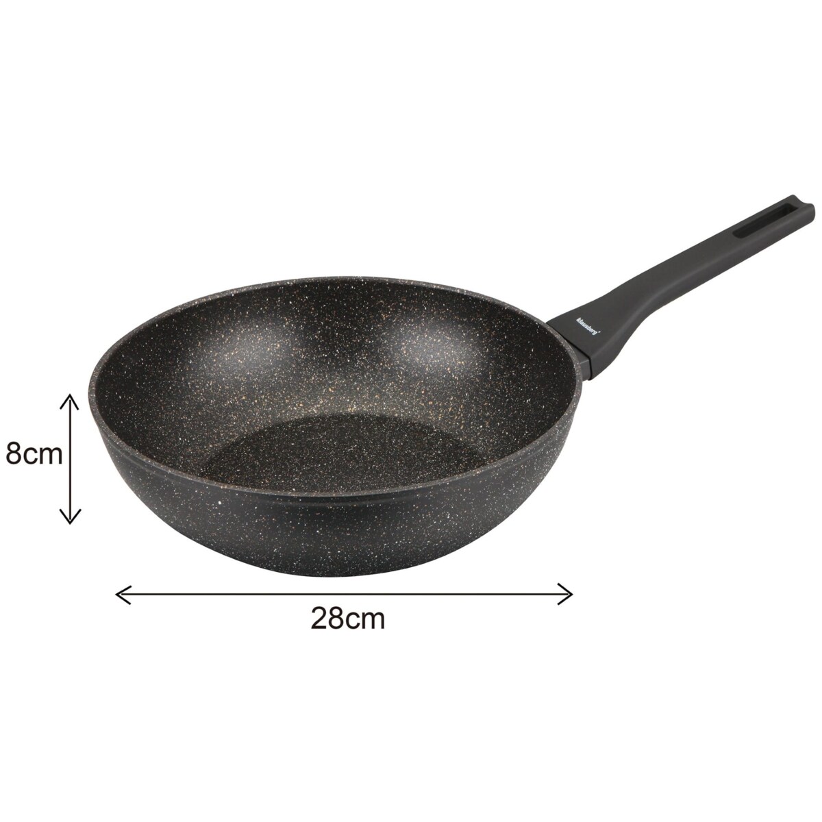 Komplet garnków z marmurkową powłoką nieprzywierającą 12-ele KLAUSBERG