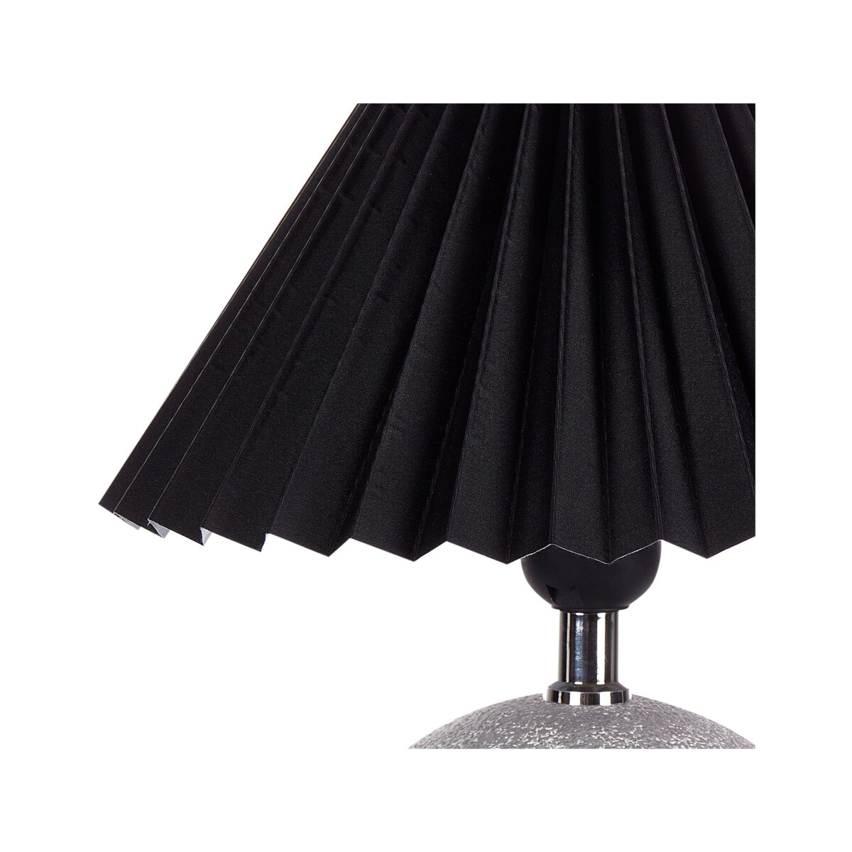 Zestaw 2 lampek nocnych ceramicznych czarny ZEYI