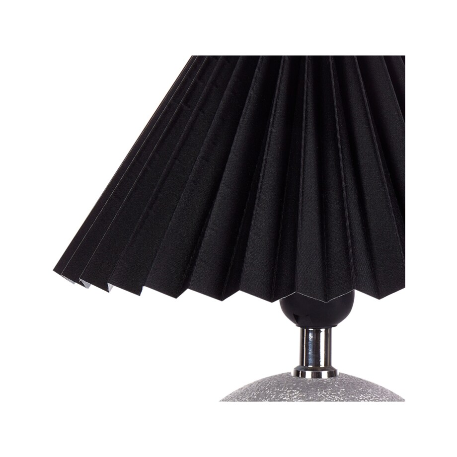 Zestaw 2 lampek nocnych ceramicznych czarny ZEYI