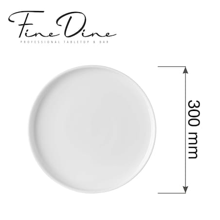 Talerz z wysokim rantem Pure White, 300mm