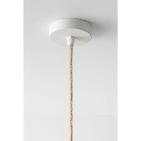 Lampa wisząca z plecionego rattanu Llaury Ø70 cm
