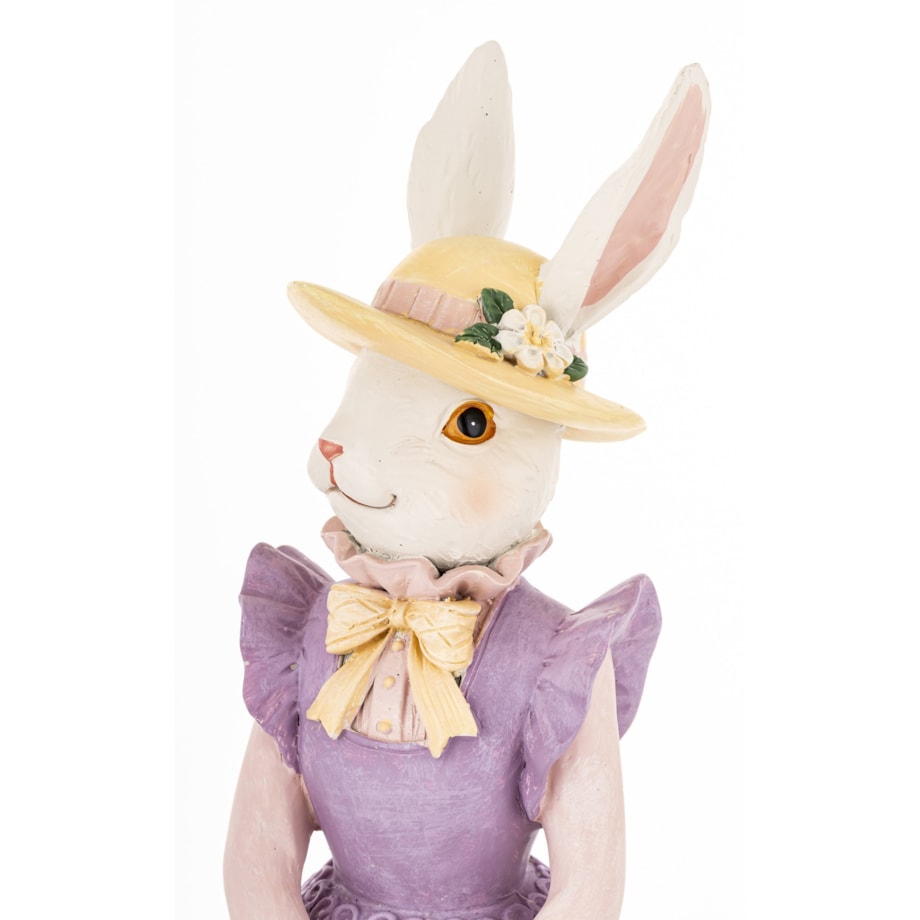 Dekoracja - króliczka w tiulowej spódniczce 36x17x16 cm