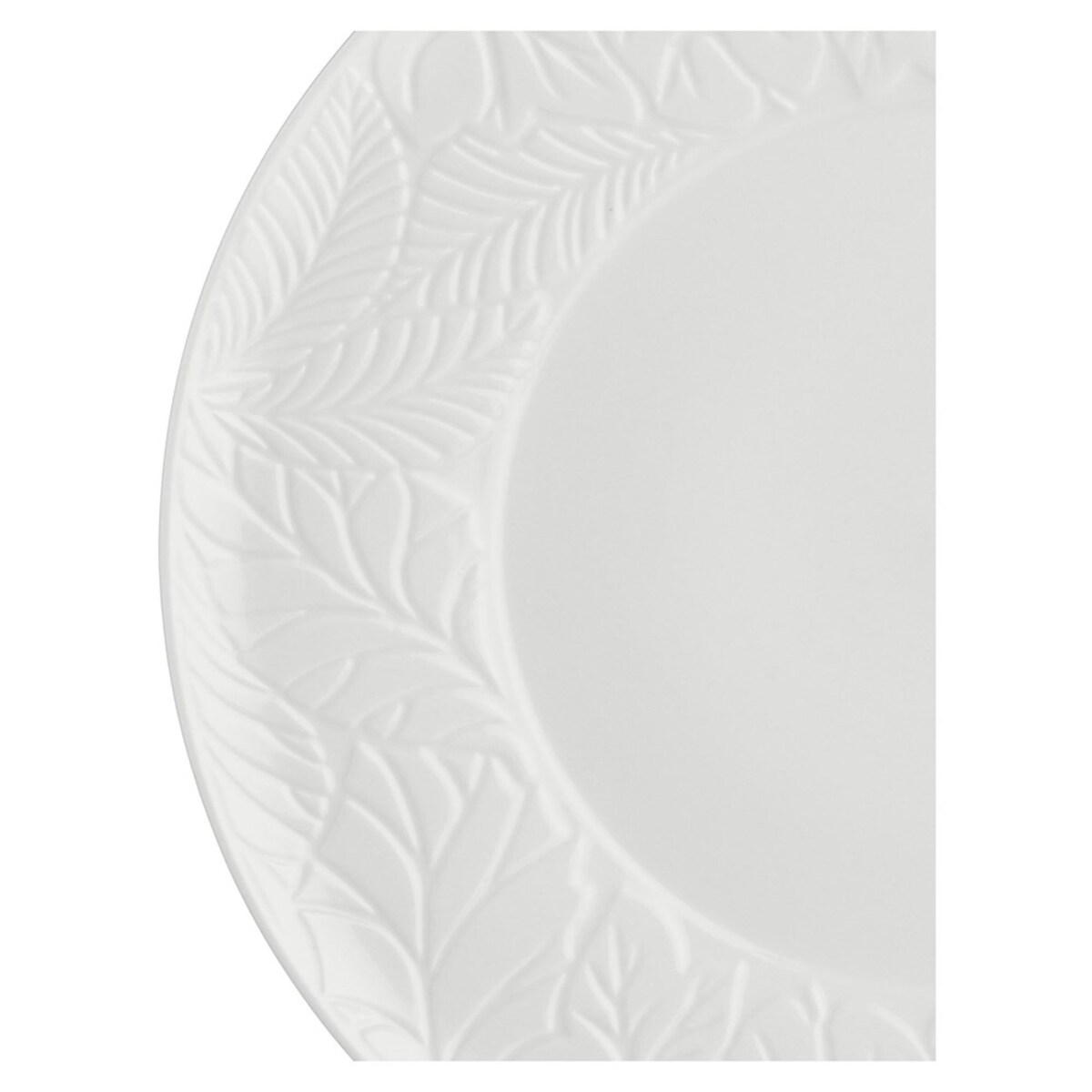 Zestaw 6 talerzy obiadowych Bosco - Biały, 27 cm