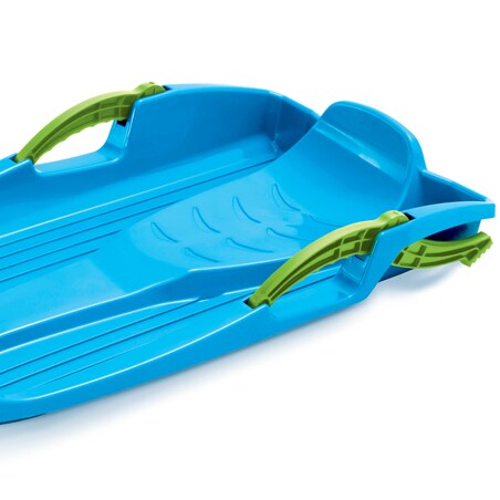 Sanki Bobslej Z Hamulcami Na Śnieg Hornet Ślizg Dla Dzieci Niebieskie