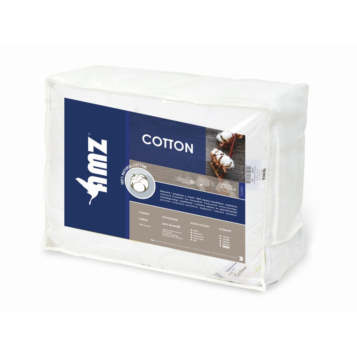 Kołdra Cotton Letnia, 220 x 200 cm, AMZ