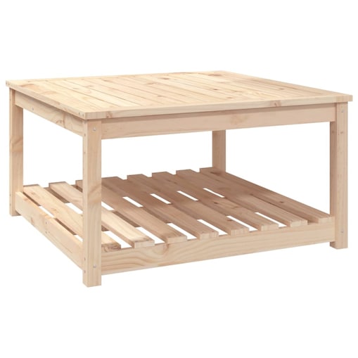 vidaXL Stolik ogrodowy, 82,5x82,5x45 cm, lite drewno sosnowe
